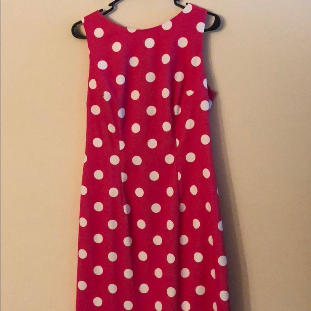Alyx Dress Collection- Pink with white polka dots